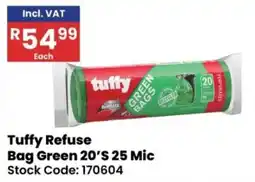 Africa Cash and Carry Tuffy Refuse Bag Green offer