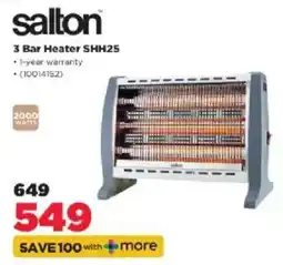 HiFi Corp Salton 3 Bar Heater SHH25 offer