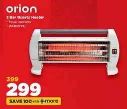 HiFi Corp Orion 3 Bar Quartz Heater offer