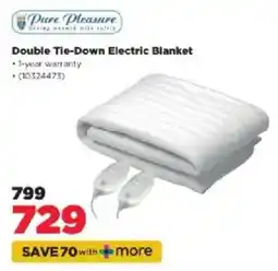HiFi Corp Pure Pleasure Double Tie-Down Electric Blanket offer