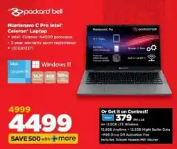 HiFi Corp Packard Bell Montenero C Pro Intel Celeron Laptop offer