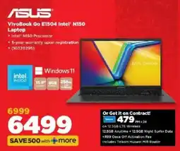 HiFi Corp Asus VivoBook Go E1504 Intel N150 Laptop offer