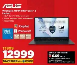 HiFi Corp Asus Vivobook X1504 Intel Core 5 Laptop offer