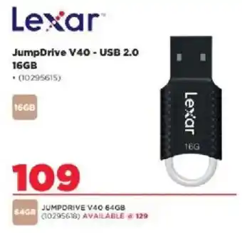 Lexar JumpDrive V40 USB 2.0 16GB