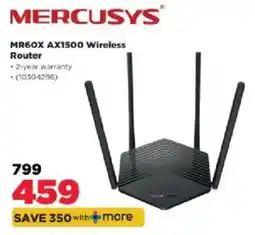 HiFi Corp Mercusys MR60X AX1500 Wireless Router offer