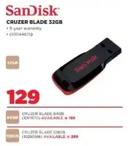 HiFi Corp SanDisk Cruzer Blade 32GB offer