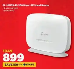 HiFi Corp Tp-link TL-MR105 4G 300Mbps LTE Stand Router offer
