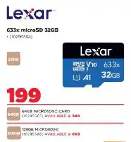 HiFi Corp Lexar 633x microSD 32GB offer