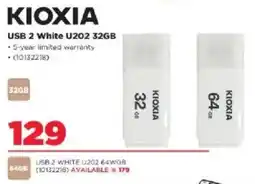 HiFi Corp Kioxia USB 2 White U202 32GB offer