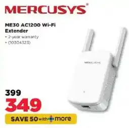 HiFi Corp Mercusys ME30 AC1200 Wi-Fi Extender offer
