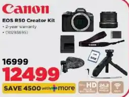 HiFi Corp Canon EOS R50 Creator Kit offer