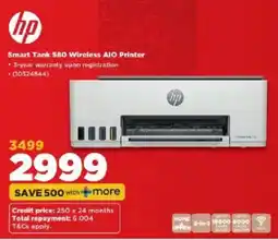 HiFi Corp Hp Smart Tank 580 Wireless AIO Printer offer