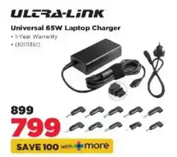 HiFi Corp Ultra-link Universal 65W Laptop Charger offer
