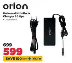 HiFi Corp Orion Universal NoteBook Charger 20 tips offer