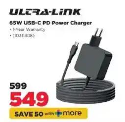 HiFi Corp Ultra-link 65W USB-C PD Power Charger offer