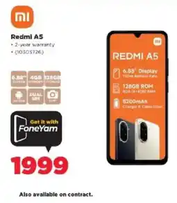 HiFi Corp Redmi A5 offer