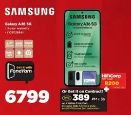 HiFi Corp Samsung Galaxy A36 5G offer