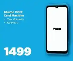 HiFi Corp Yoco Khumo Print Card Machine offer
