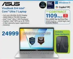Incredible Connection Asus VivoBook S14 Intel Core Ultra 7 Laptop offer