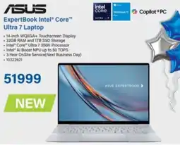 Incredible Connection Asus ExpertBook Intel Core Ultra 7 Laptop offer