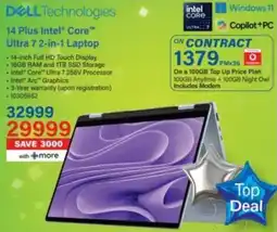 Incredible Connection Dell 14 Plus Intel Core Ultra 7 2-in-1 Laptop offer