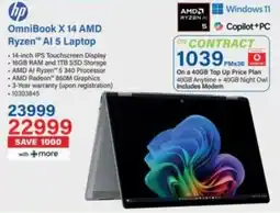 Incredible Connection Hp OmniBook X 14 AMD Ryzen AI 5 Laptop offer