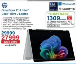Incredible Connection Hp OmniBook X 14 Intel Core Ultra 7 Laptop offer