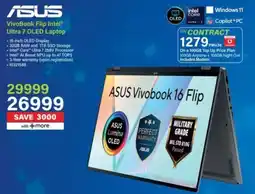 Incredible Connection Asus VivoBook Flip Intel Ultra 7 OLED Laptop offer
