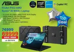 Incredible Connection Asus ProArt PX13 AMD Ryzen AI Max+ Laptop offer