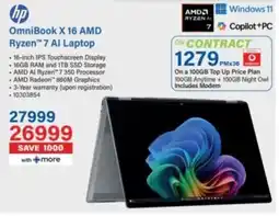 Incredible Connection Hp OmniBook X 16 AMD Ryzen 7 AI Laptop offer