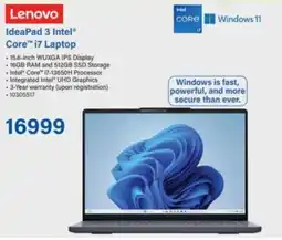 Incredible Connection Lenovo IdeaPad 3 Intel Core i7 Laptop offer