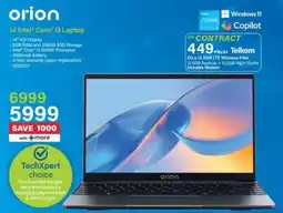 Incredible Connection Orion 14 Intel Core i3 Laptop offer