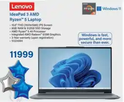 Incredible Connection Lenovo IdeaPad 3 AMD Ryzen 5 Laptop offer