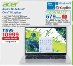 Incredible Connection Acer Aspire Go 14 Intel Core 5 Laptop offer