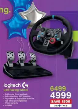 Incredible Connection Logitech G29 Racing Wheel offer