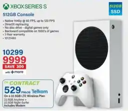 Incredible Connection Xbox Series S 512GB Console offer