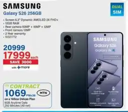 Incredible Connection Samsung Galaxy S26 256GB offer