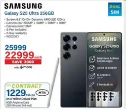 Incredible Connection Samsung Galaxy S25 Ultra 256GB offer