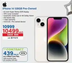 Incredible Connection iPhone 14 128GB Pre-Owned offer