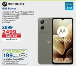 Incredible Connection Motorola G06 Power offer