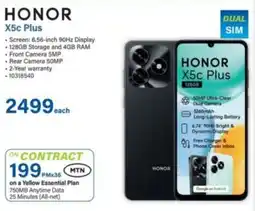 Incredible Connection Honor X5c Plus offer