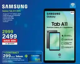 Incredible Connection Samsung Galaxy Tab A11 WiFi offer