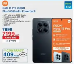 Incredible Connection Redmi Note 15 Pro 256GB Plus 10000mAH Powerbank offer