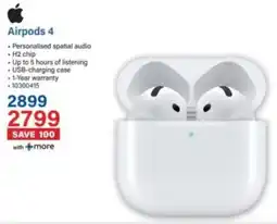Incredible Connection Apple Airpods 4 offer