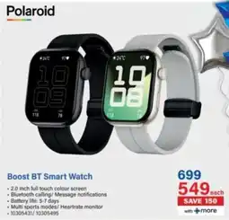 Incredible Connection Polaroid Boost BT Smart Watch offer