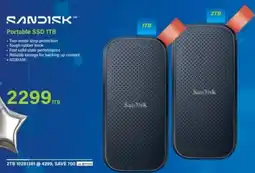 Incredible Connection SanDisk Portable SSD 1TB offer