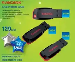 Incredible Connection SanDisk Cruzer Blade 32GB offer