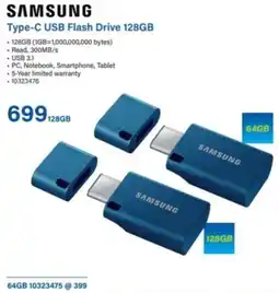 Incredible Connection Samsung Type-C USB Flash Drive 128GB offer