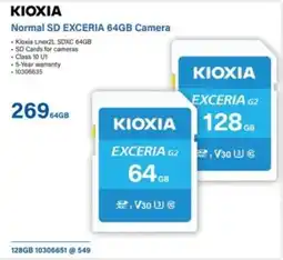 Incredible Connection Kioxia Normal SD Exceria 64GB Camera offer
