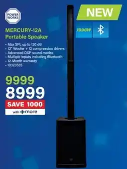 Incredible Connection Mercury-12A Portable Speaker offer